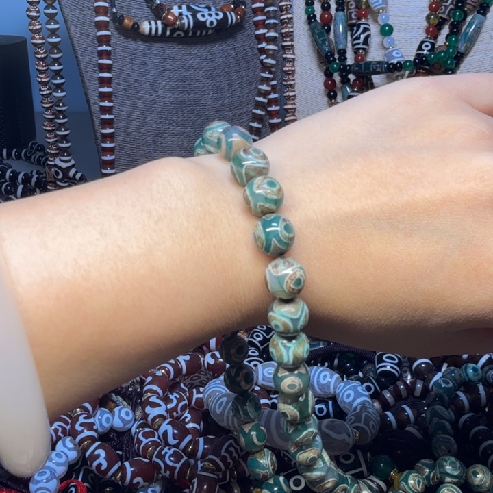 原***人玛瑙/玉髓未镶嵌颈饰