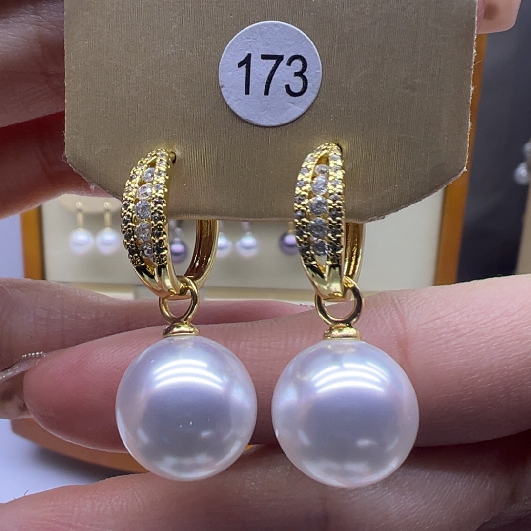 未镶嵌淡水珍珠耳饰