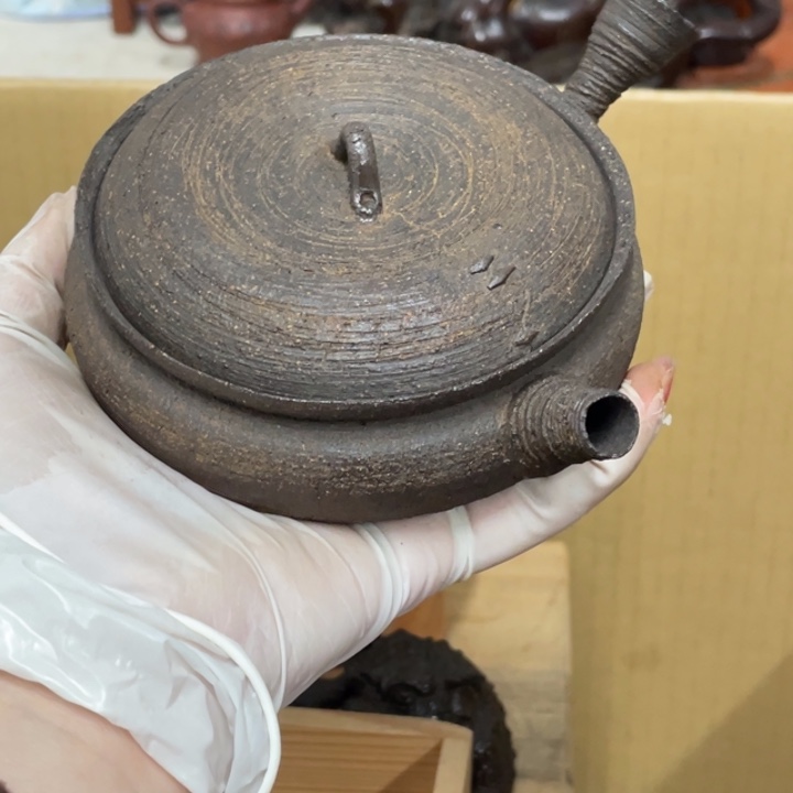 陶中古艺术品摆件