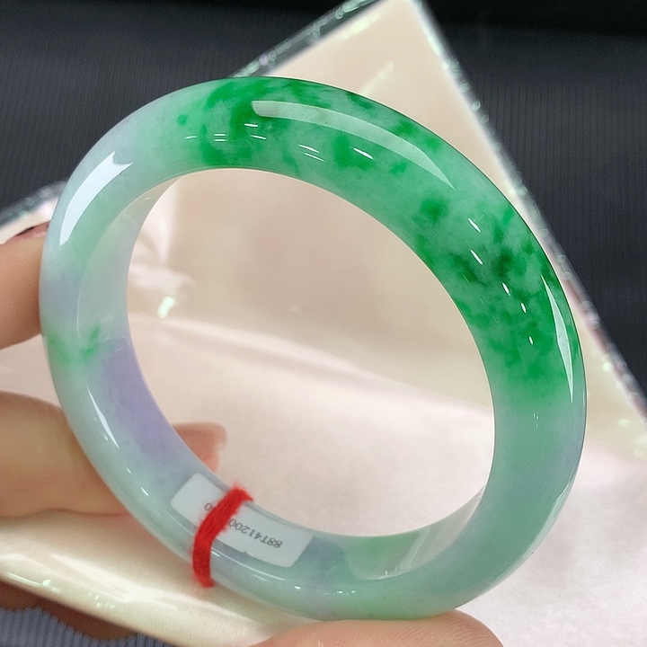 翡翠手镯未镶嵌正圈57