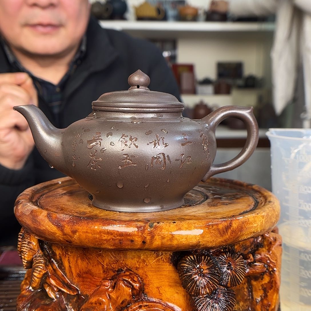 紫砂茶壶刘华良老师。400c c