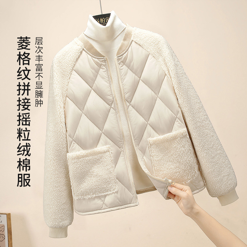 【品牌奥莱】丝柏舍冬新款时尚百搭气质衣服女装棉服外套S23B5590H