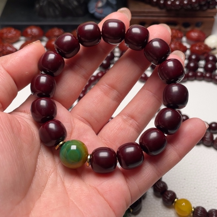 核桃手串/手链杨*森猴头玉华串