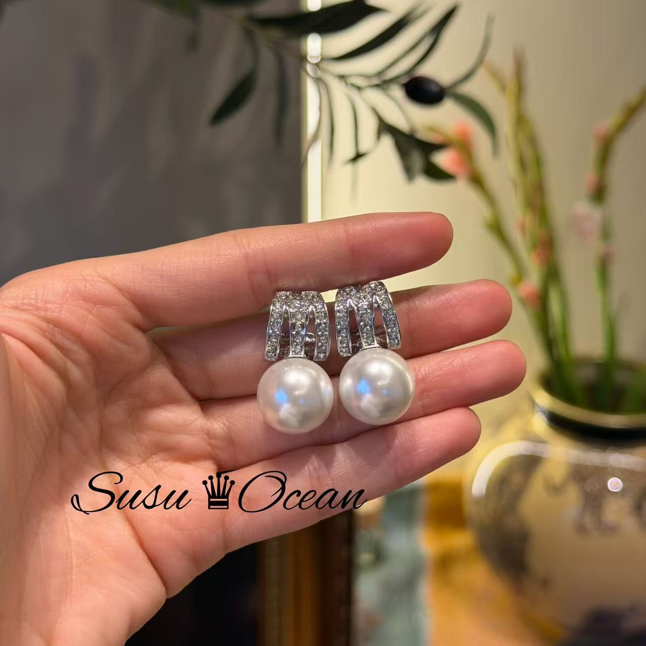 铜合金耳饰 【580】SusuOcean鉴赏珠宝