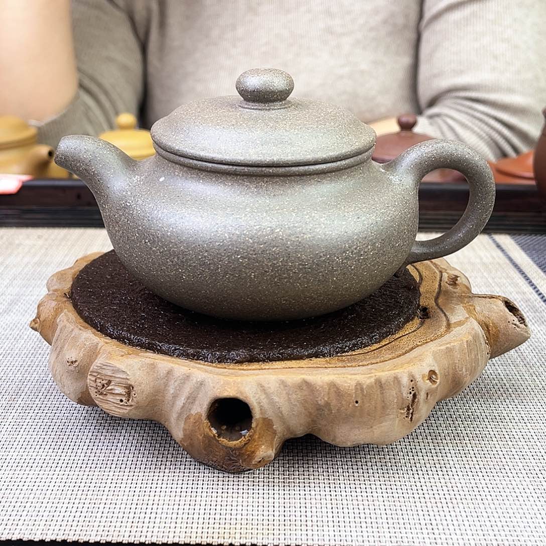 紫砂茶壶宜兴紫砂五彩段280c c