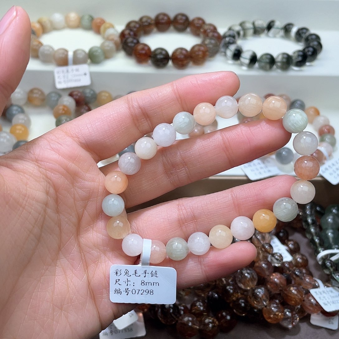 水晶手链未镶嵌宇*儿水晶