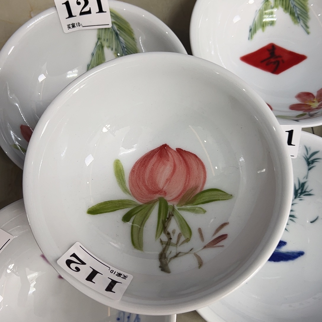 瓷片景德镇陶瓷手工手绘制作
