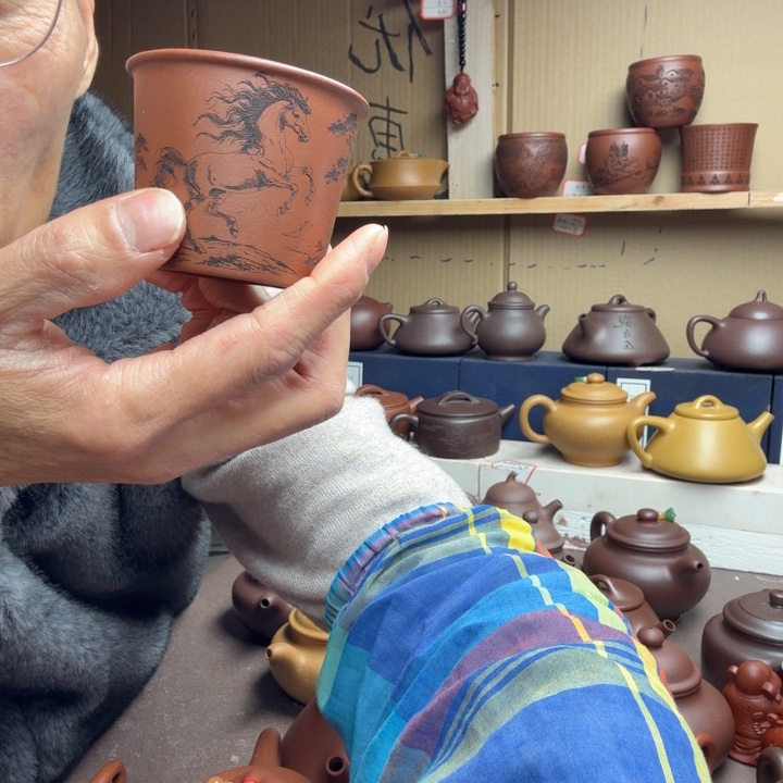 茶壶紫砂大***简宜兴紫砂原矿底槽清