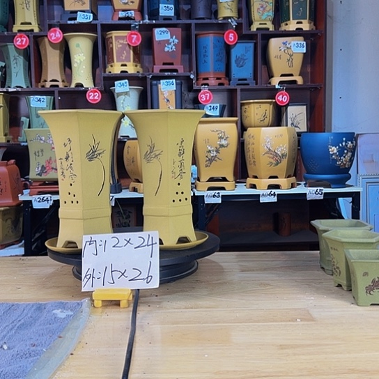 【闪购商品】陶瓷紫砂花盆