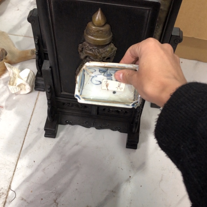 陶瓷孤品单件车里拍