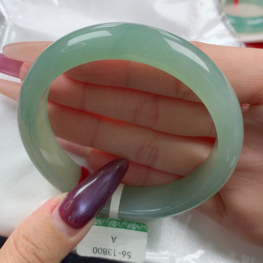 未镶嵌手镯翡翠缅甸天然翡翠A货56.6