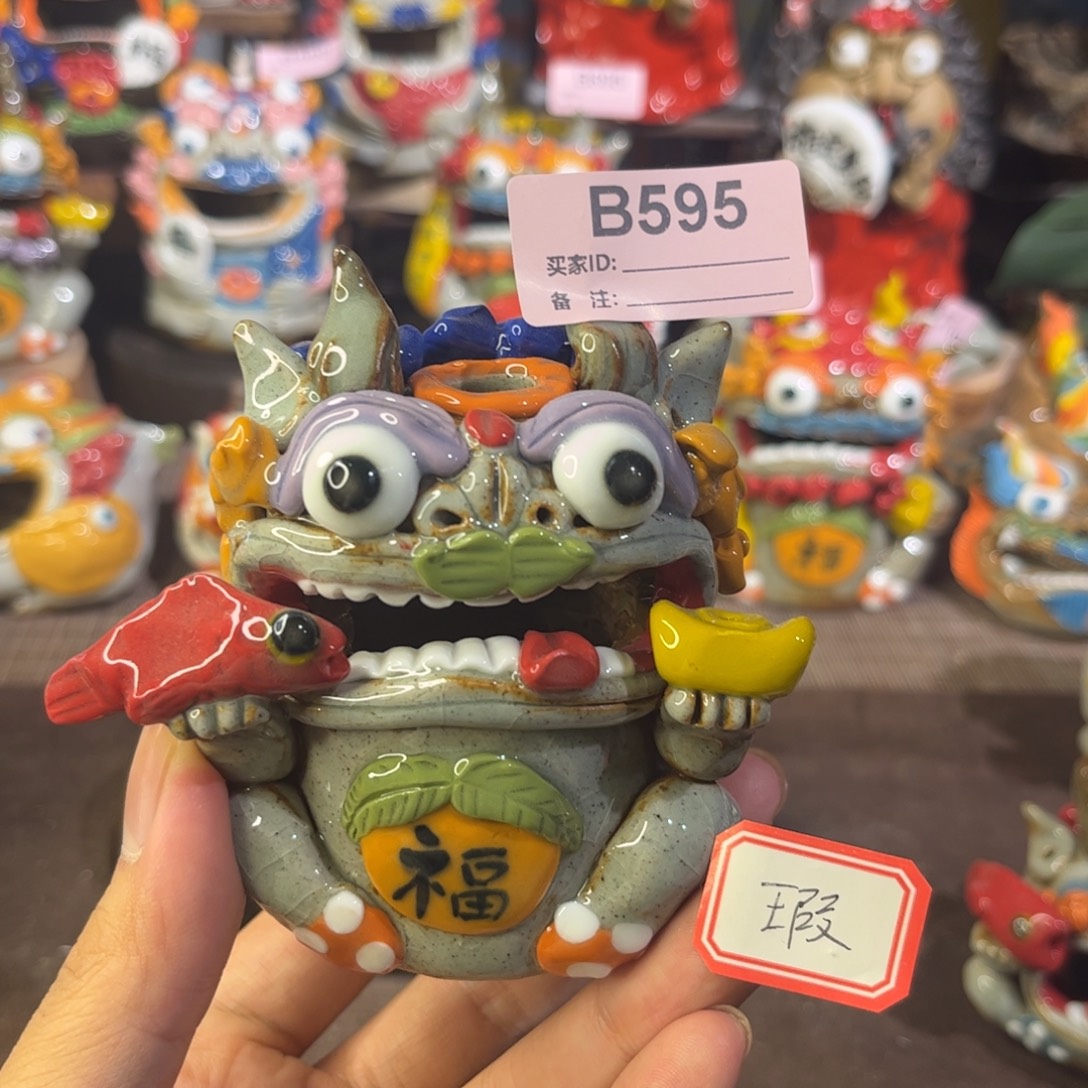 泥塑纯手工茶宠摆件