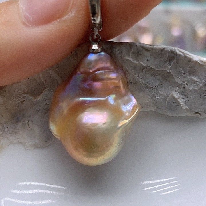 淡水珍珠未镶嵌吊坠(不含链)