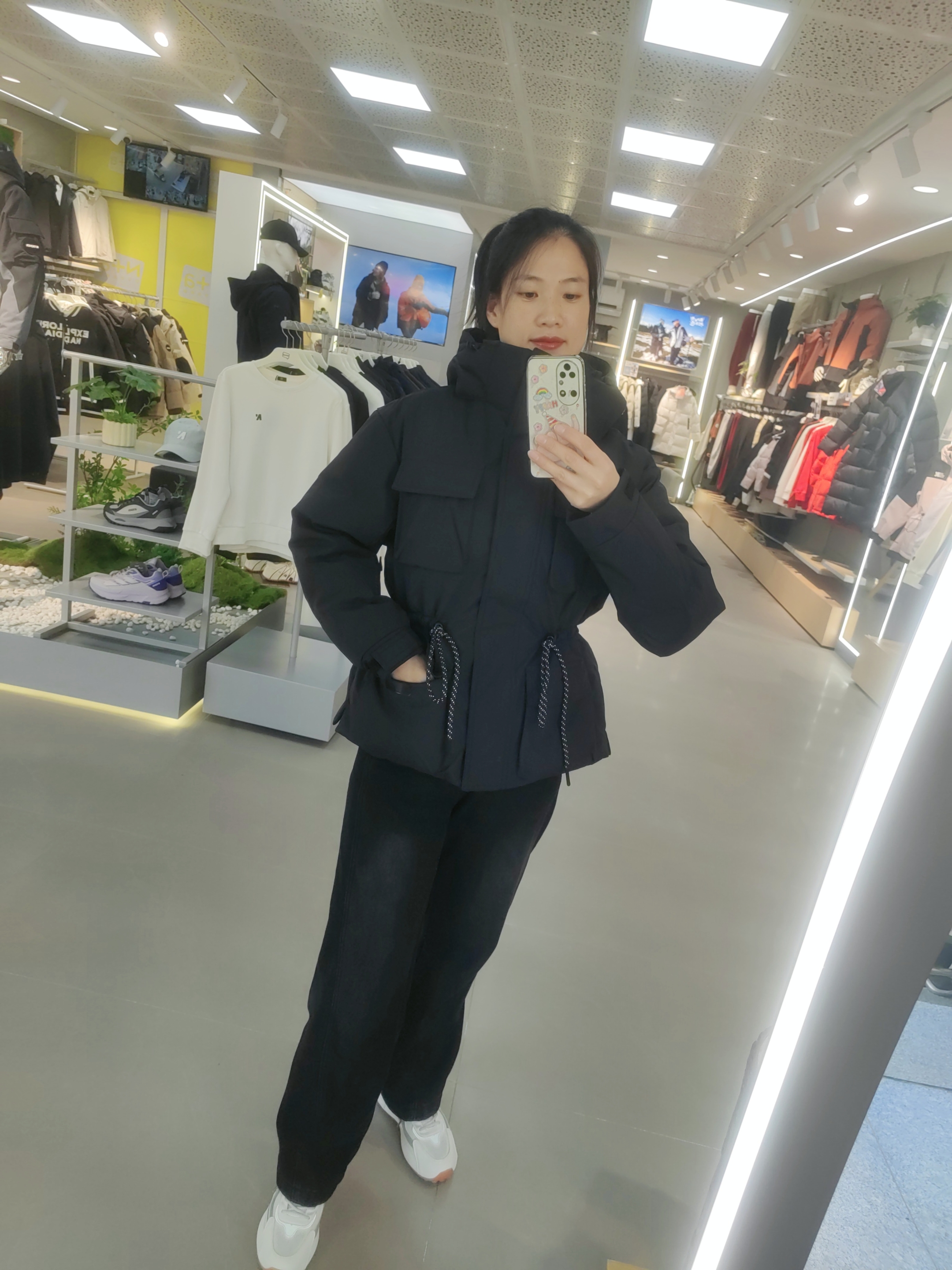 可收腰显瘦可拆卸帽子加厚外套时尚