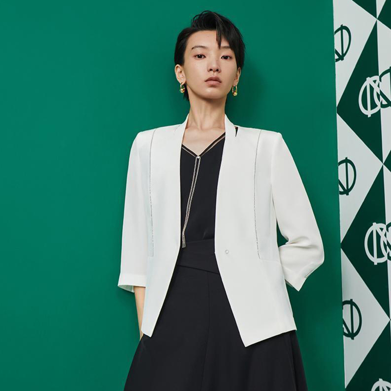 【商场同款】NEXY.CO/奈蔻丝绸外套XA01676V0