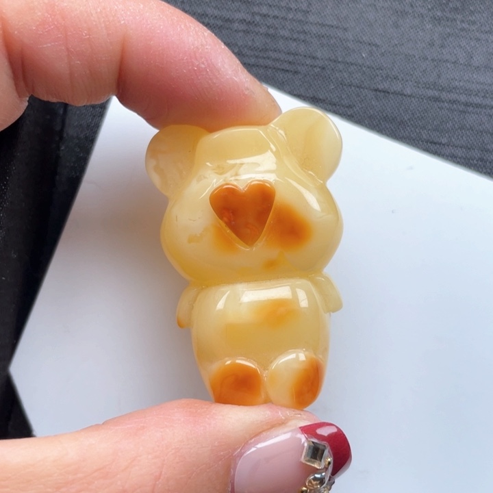 蜜蜡裸石未镶嵌蜜蜡吊坠