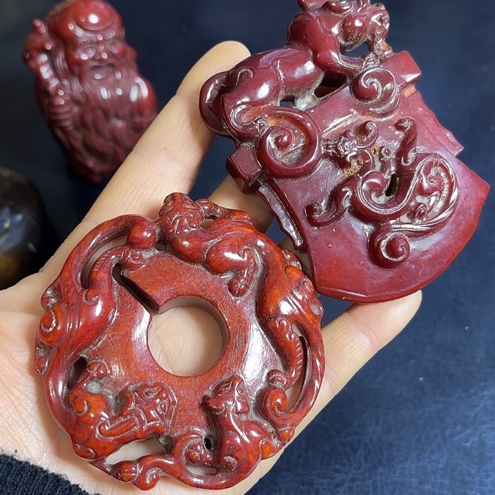 用***6把件白玉菩提一个一个