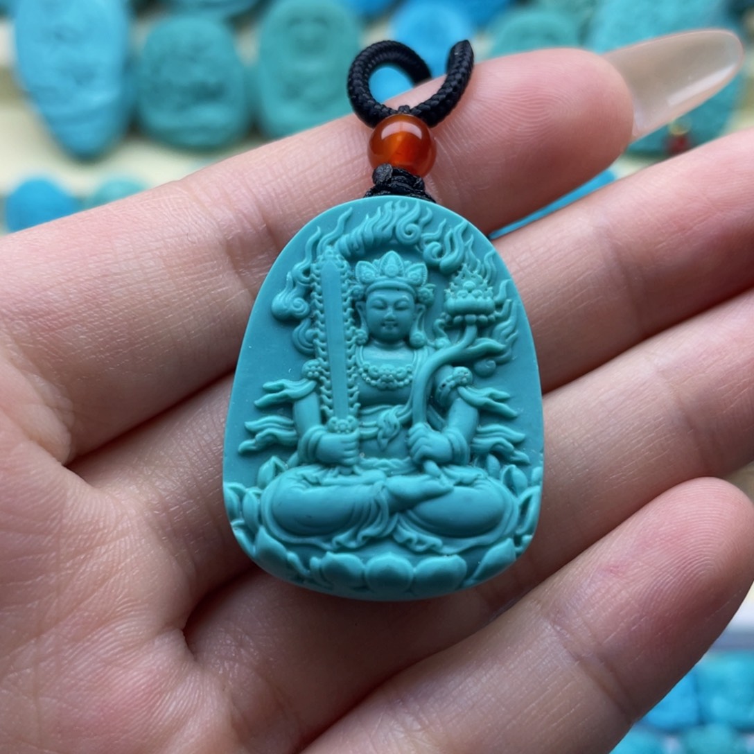 绿松石雕刻未镶嵌