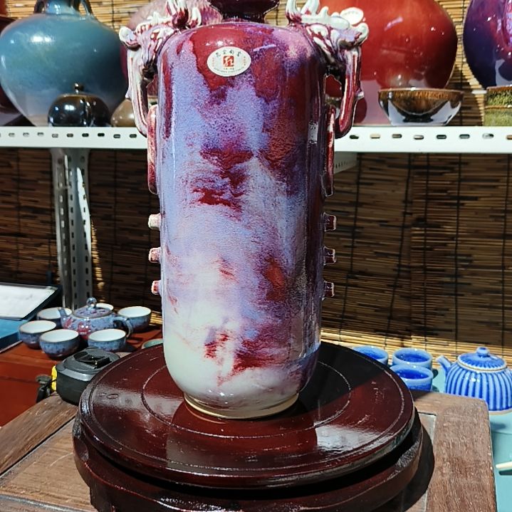 摆件钧瓷臻品，大美天成。