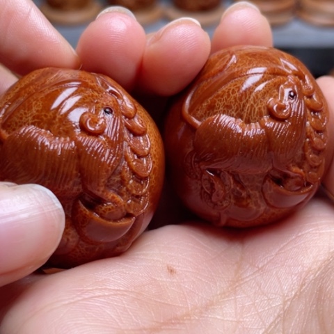 吊坠橄榄核代代鼠钱手球3.5