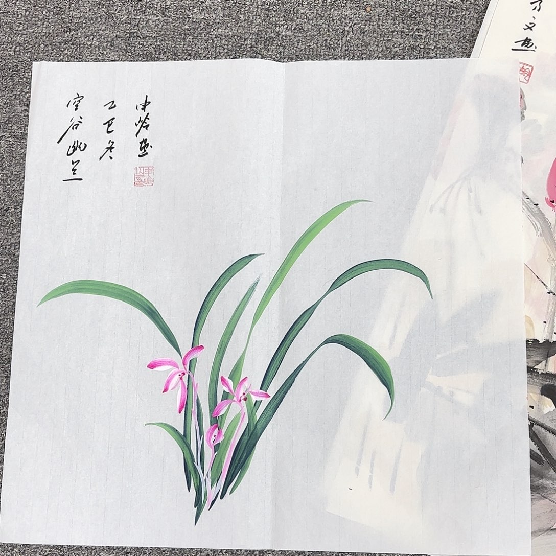 国画国画作品多次入选国内外