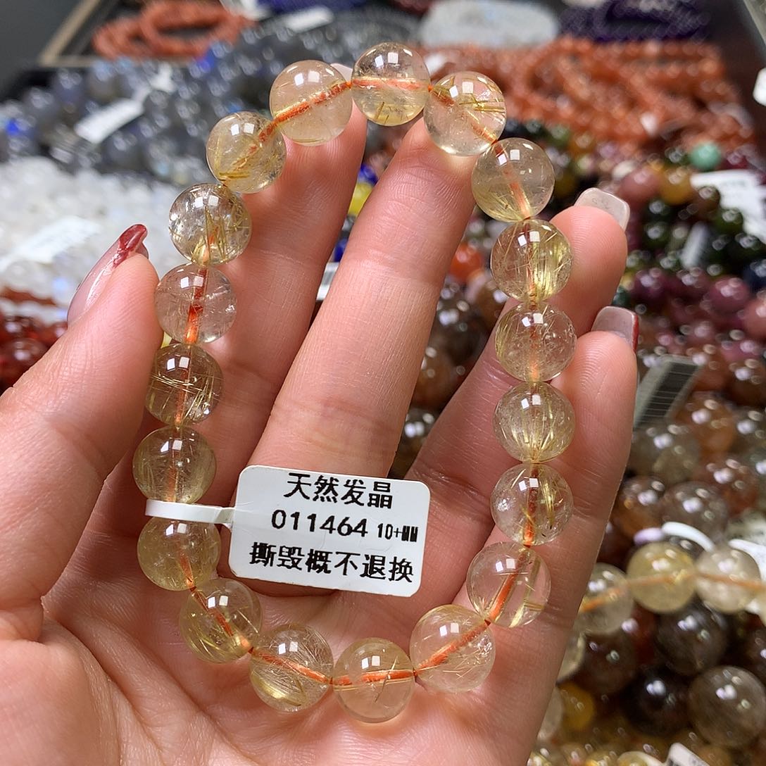 水晶手链未镶嵌，