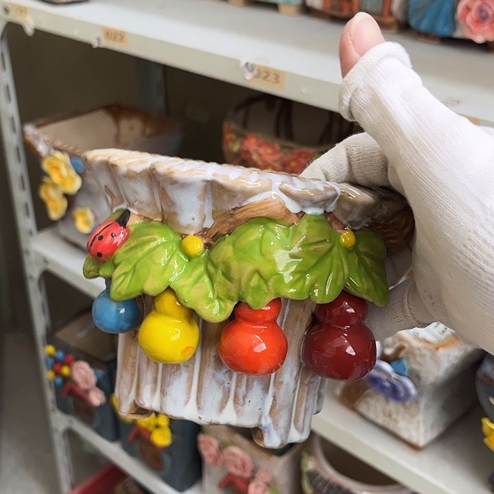 粗陶材质多肉花盆