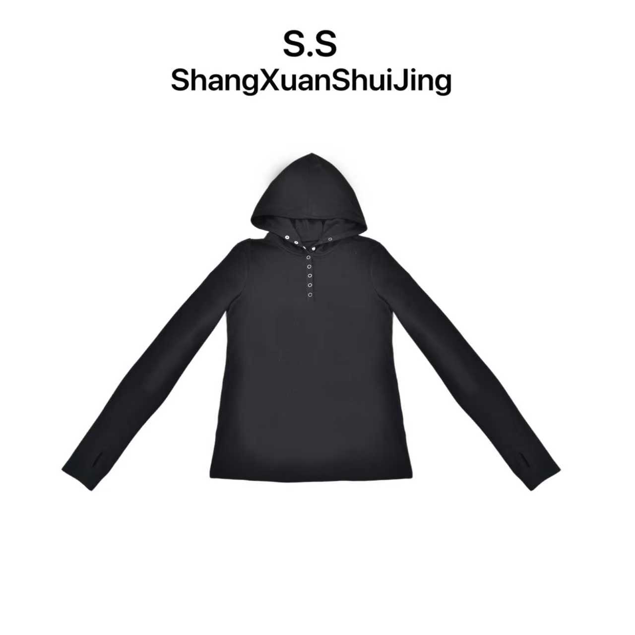 MMS【云沐】品牌设计师女装 百搭气质金属扣上衣 S25328768