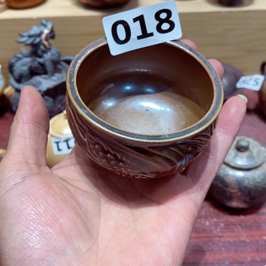 柴烧茶具陶瓷杯子