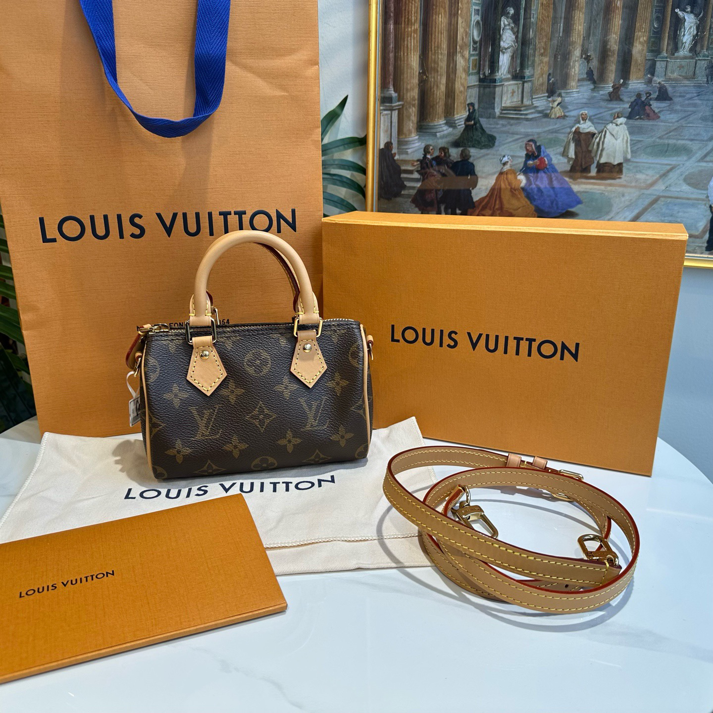 95新 LouisVuitton/路易威登 御古屋/51679/sp nano 23年 全套
