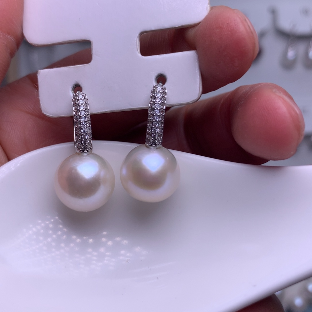 未镶嵌耳饰淡水珍珠