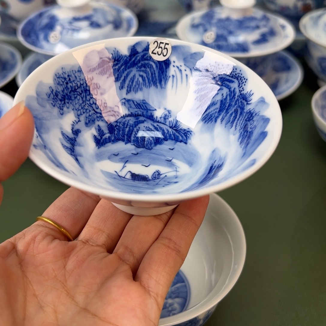 木木景德镇纯手工纯手绘茶具255