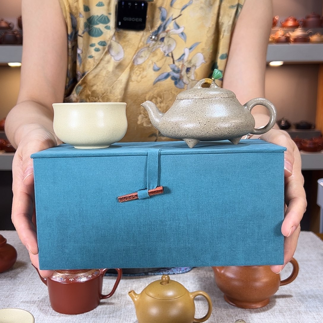 杨***东茶壶紫砂汉棠石瓢 150cc 清段泥