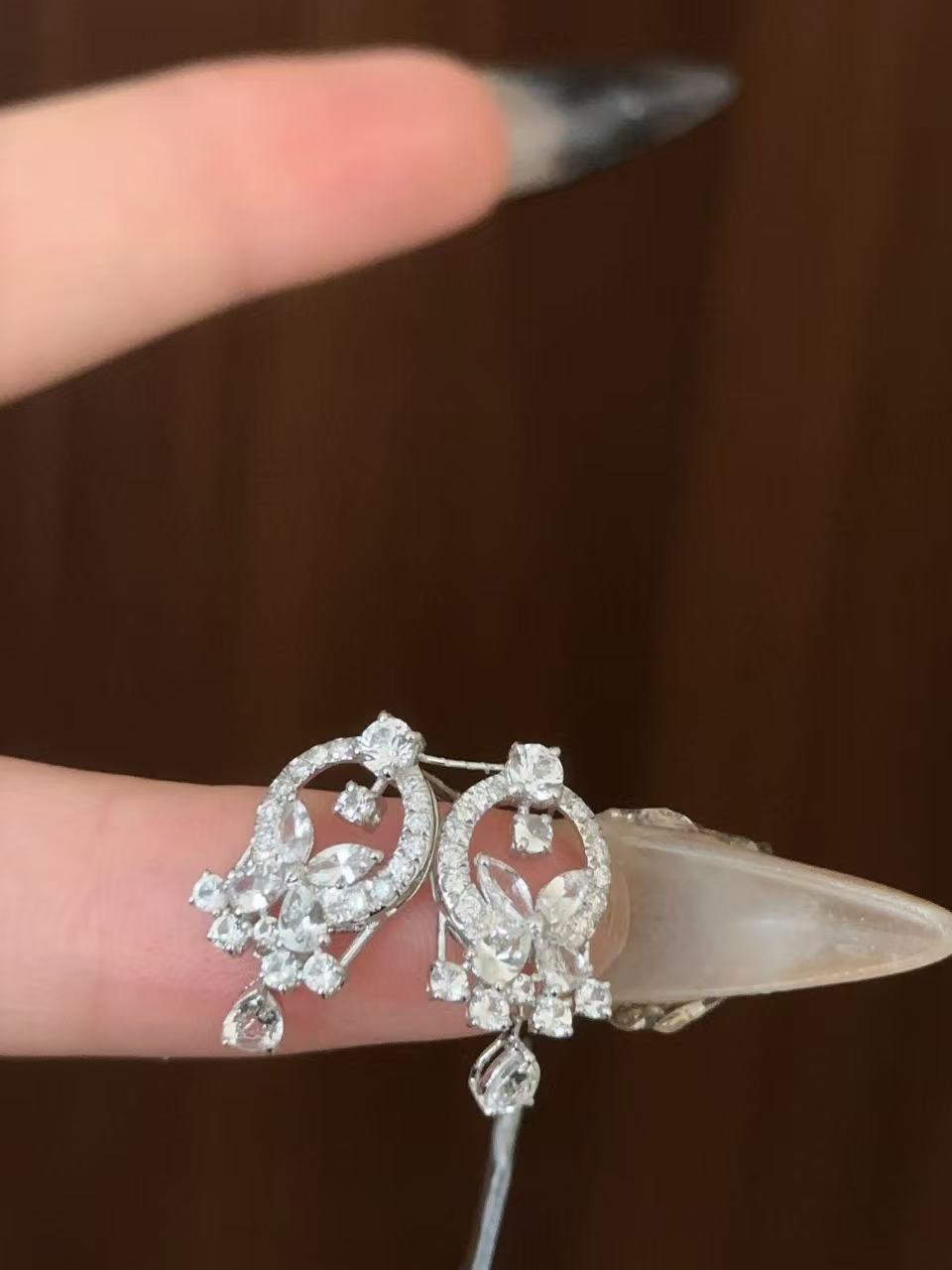 【六言高定】1961蝴蝶花园耳钉