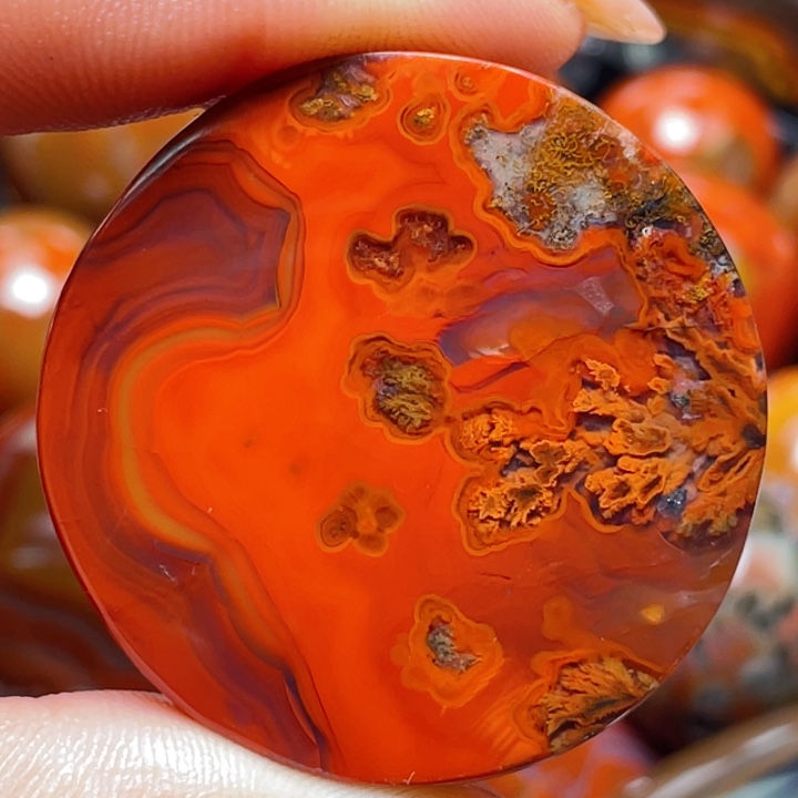 玛瑙/玉髓战国红玛瑙挂件未镶嵌