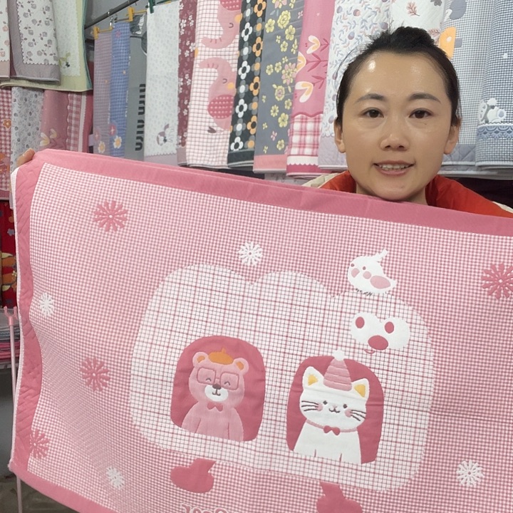 棉特价粉色小猫咪