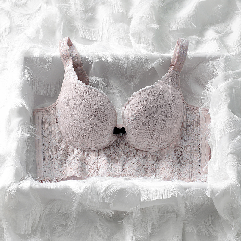 美容院文胸罩高端调整型收副乳上托防下垂外扩矫正胸罩无钢圈内衣