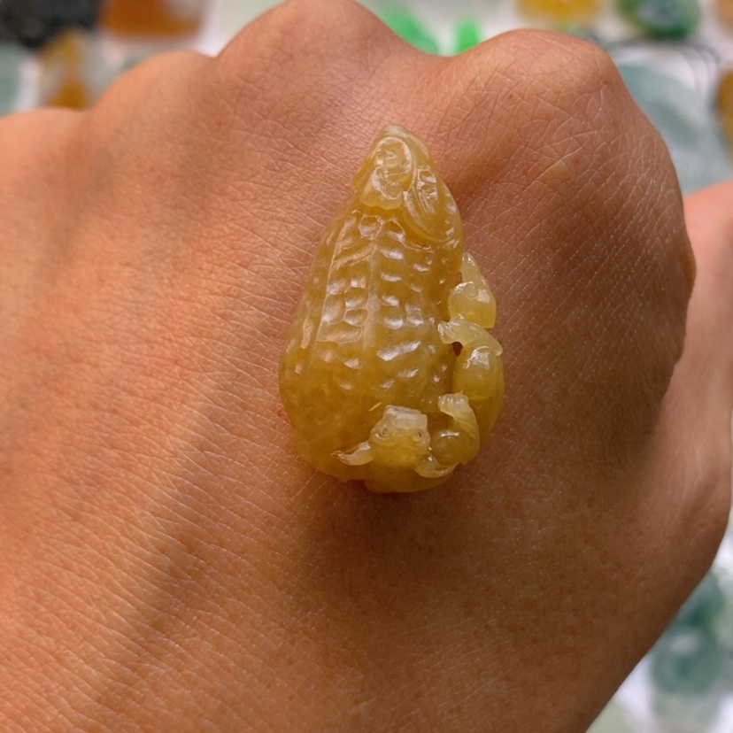 【闪购商品】定制翡翠未镶嵌花生