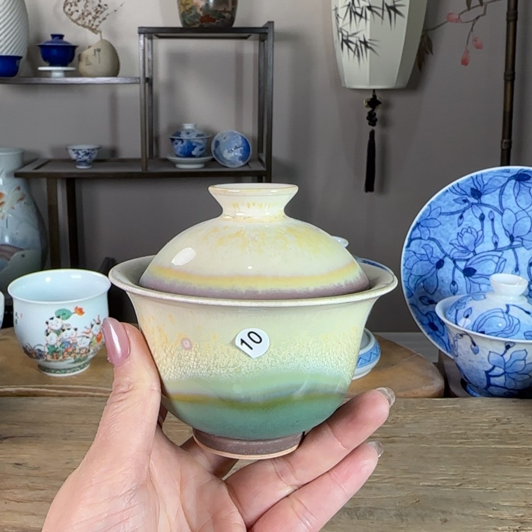 杯景德镇陶瓷柴烧多人