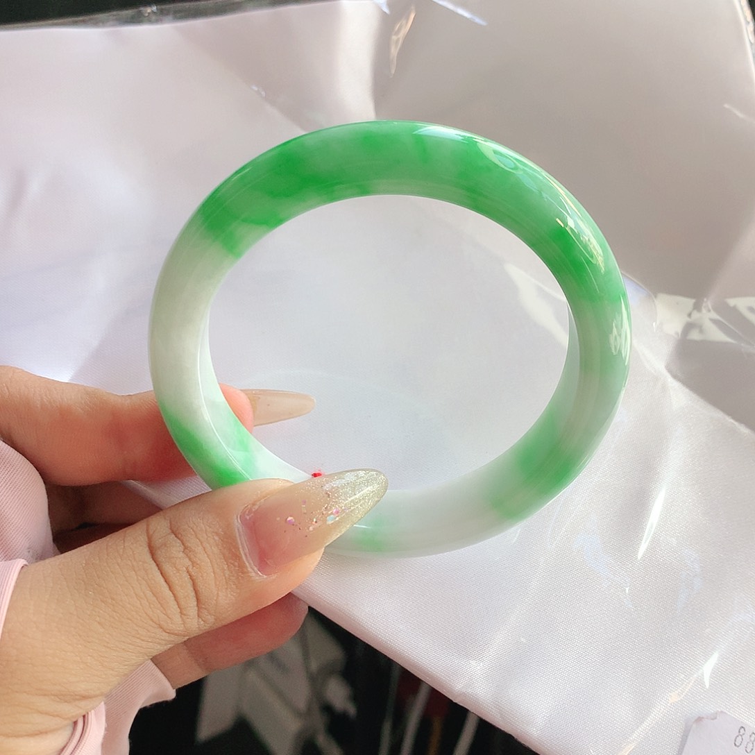 未镶嵌手镯翡翠57圈2597