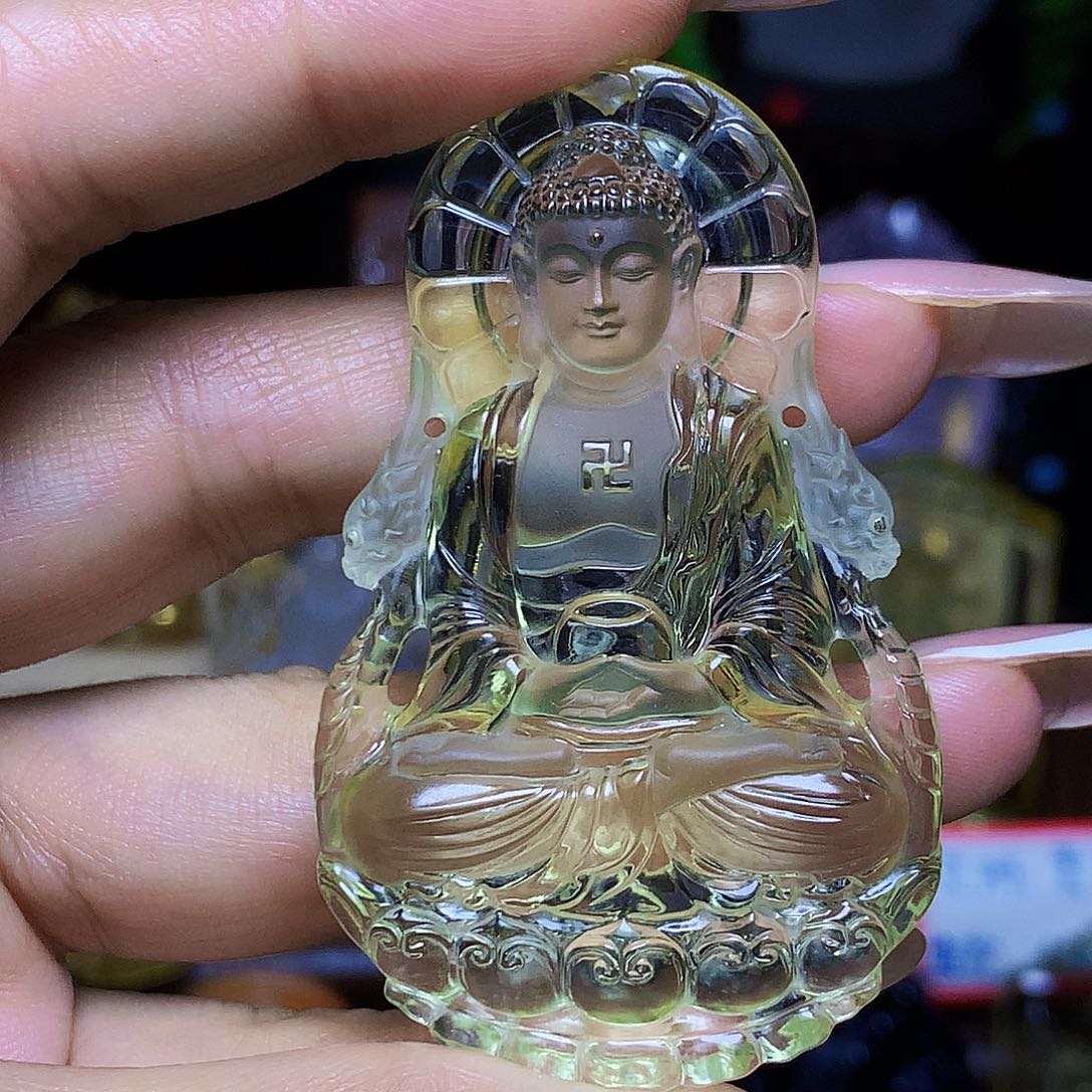 财***饶颈饰未镶嵌水晶天然