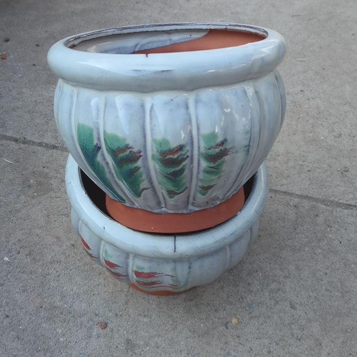 红陶18/16瑕疵口部烧裂