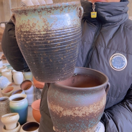 紫砂花盆高21口19————-