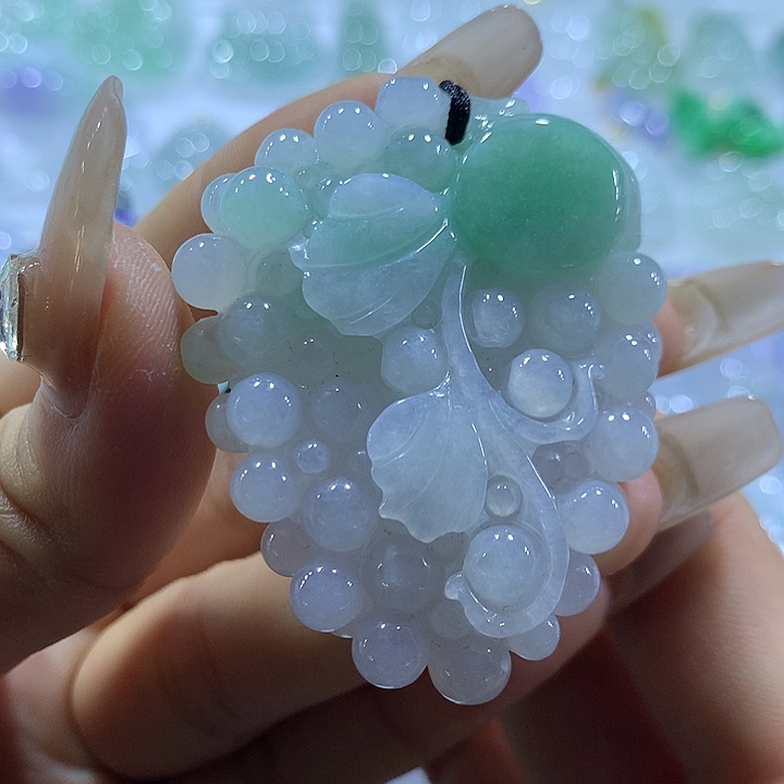 翡翠未镶嵌颈饰天然翡翠A货吊坠