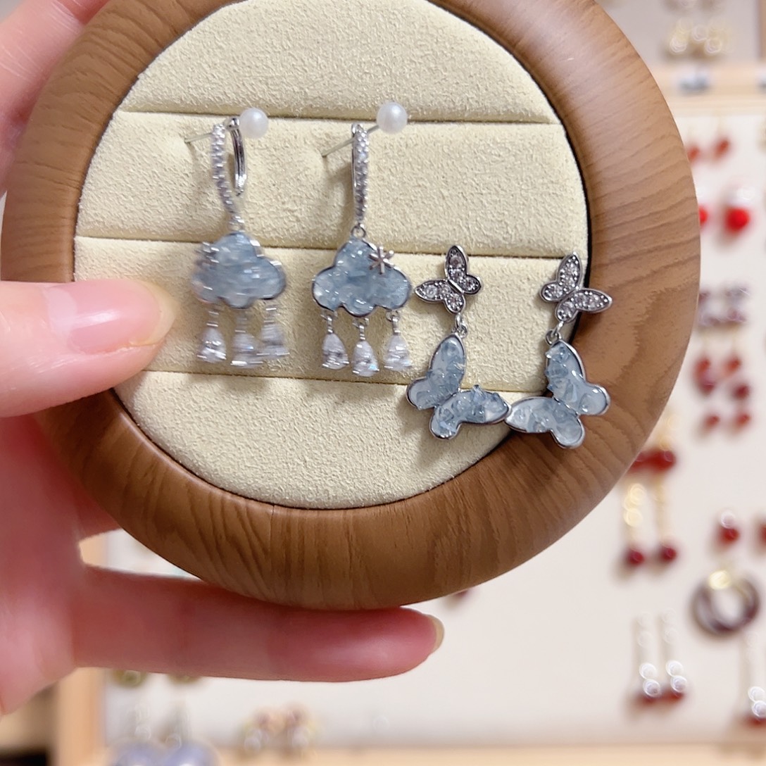 淡水珍珠银S925镶嵌原创手作