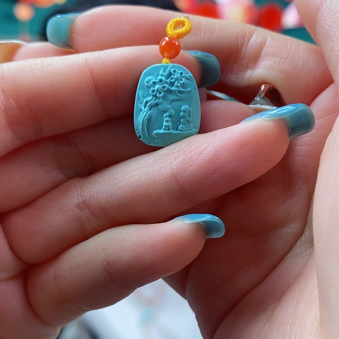 绿松石珠宝奇石未镶嵌