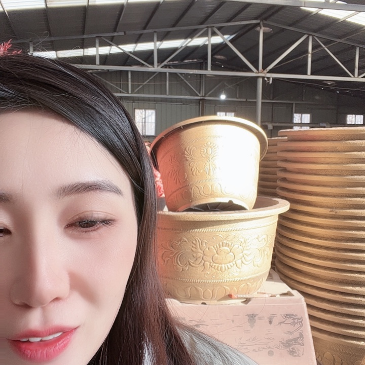 圆50口径花盆四十个