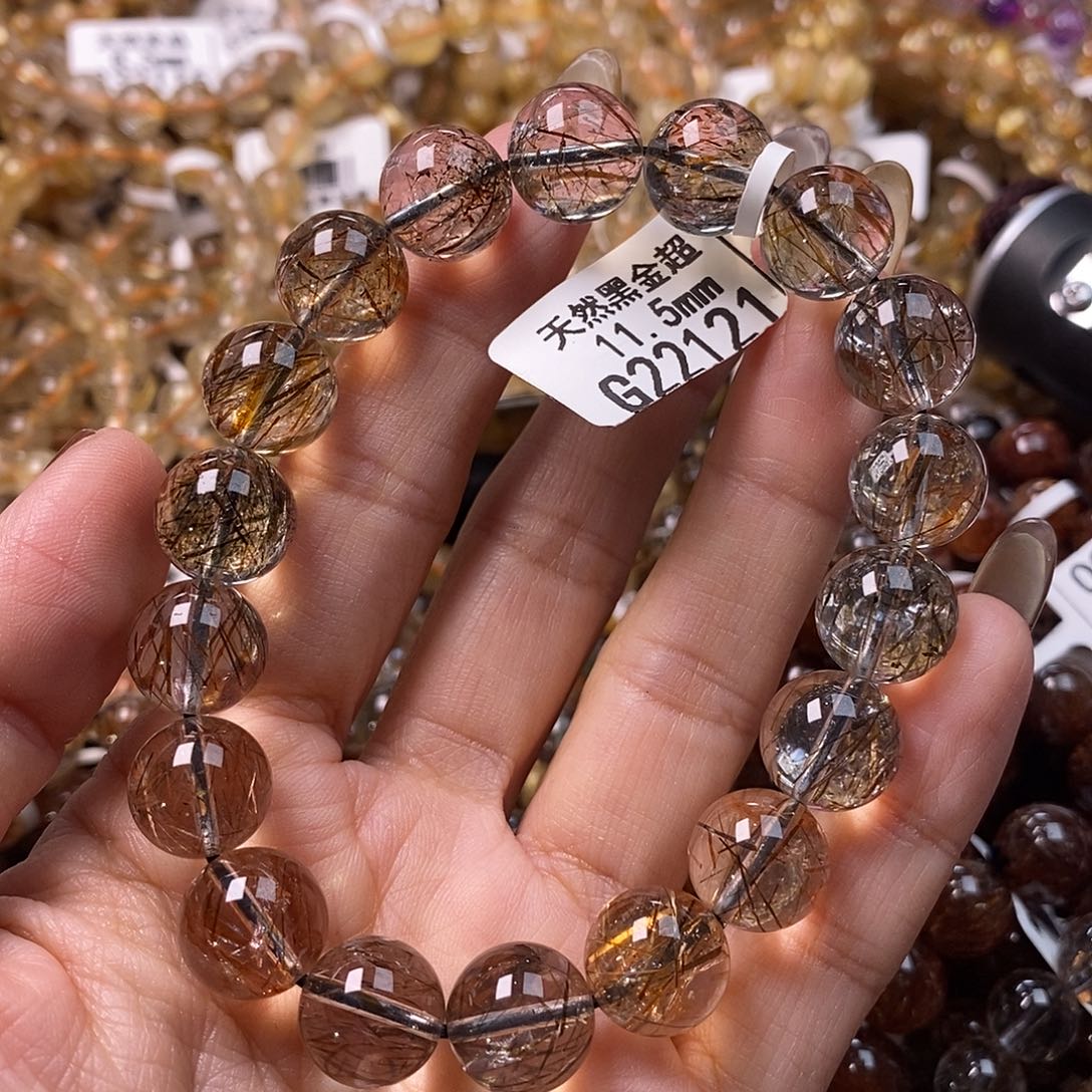 未镶嵌水晶手链水