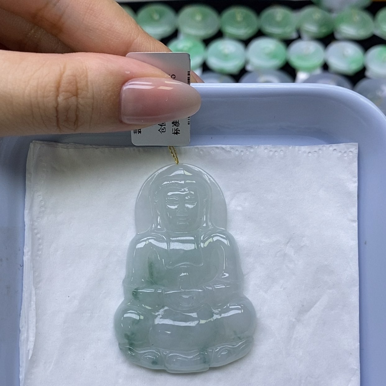 【闪购商品】颈饰未镶嵌翡翠观音