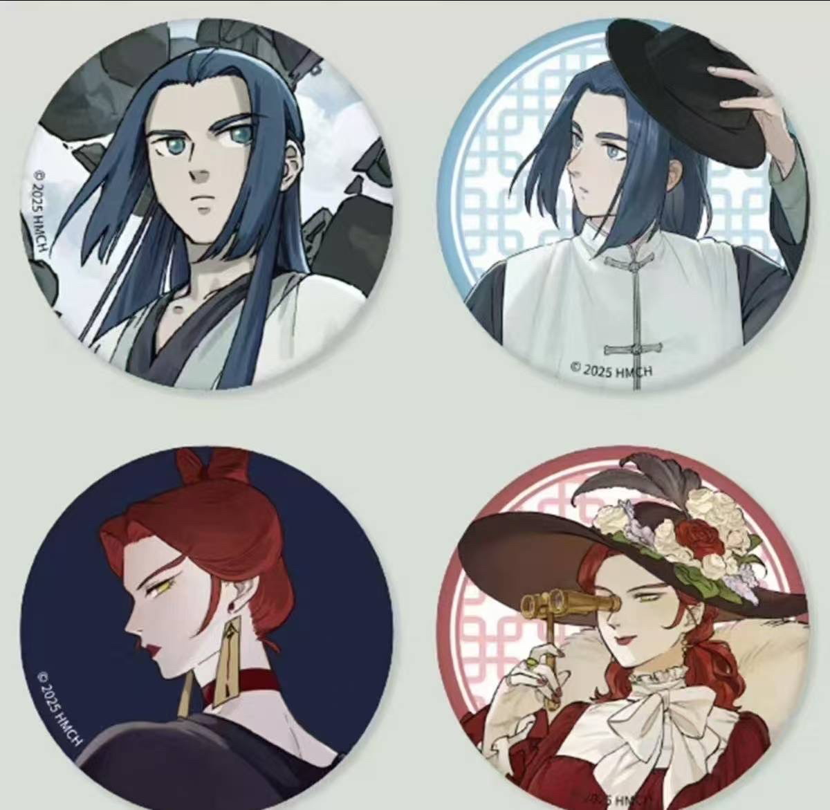 罗小黑战记-蓝溪镇58MM联名吧唧盲盒